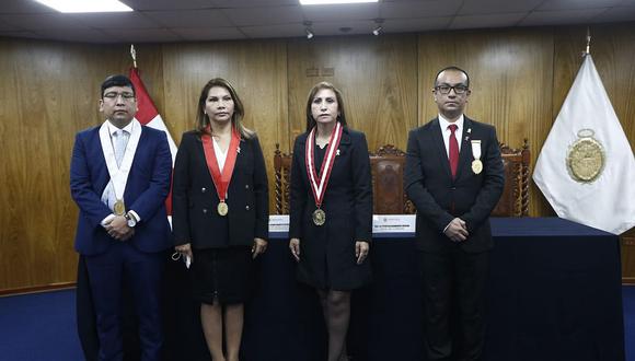 Marita Barreto participó en la presentación oficial de su equipo especial de fiscales. (Foto: GEC