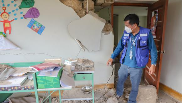 Un total de 26 establecimientos de salud resultaron afectados por el sismo de 7,5 en Amazonas. Foto: Gore Amazonas