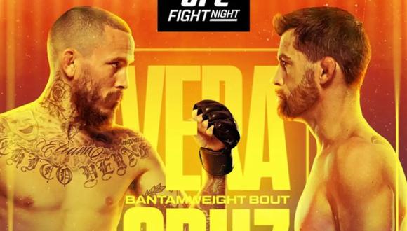Marlon Chito Vera vs. Dominick Cruz en vivo por UFC Fight Night | Horarios y canales de TV