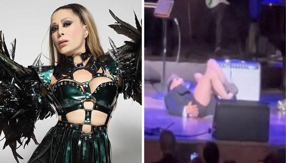 Alejandra Guzmán suspendió su espectáculo en Washington tras caerse sobre el escenario. (Foto: Instagram)