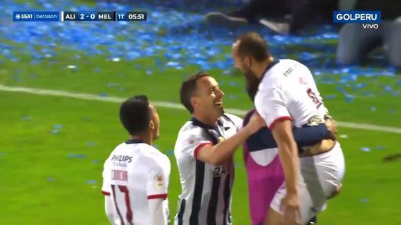 Hernán Barcos anotó el 2-0 de Alianza Lima vs. Melgar. (Video: GOLPERU)