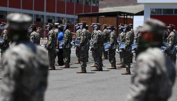 Cañete: 80 soldados del Ejército fueron puestos en cuarentena, luego que 20 agentes dieran positivo a la prueba de coronavirus. (GEC)