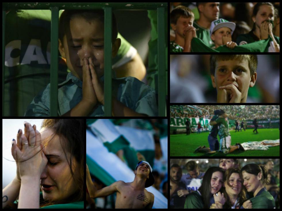 Chapecoense: Dolor y lágrimas en el tributo a las víctimas de la tragedia