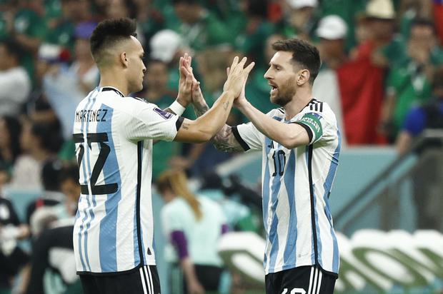 Lionel Messi anotó ante México su segundo gol en este Mundial (Foto: EFE/ Rodrigo Jiménez)
