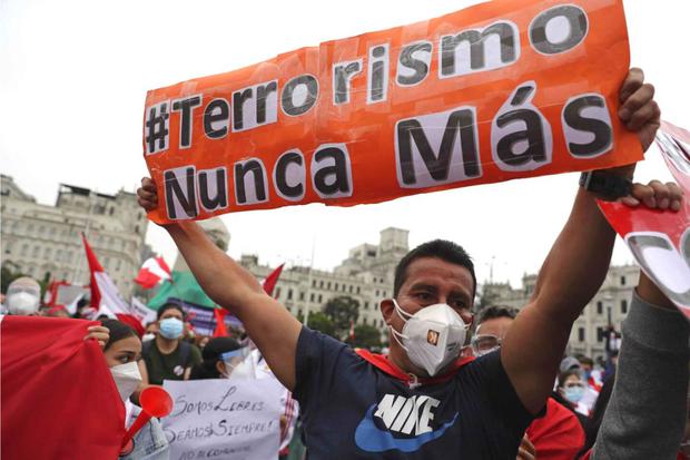 Peruanos rechazan regresar a los días de violencia  y terror (Foto: GEC)