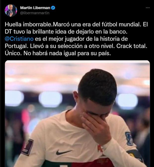 Martín Liberman alabó la carrera de Cristiano Ronaldo. (Foto: Captura)
