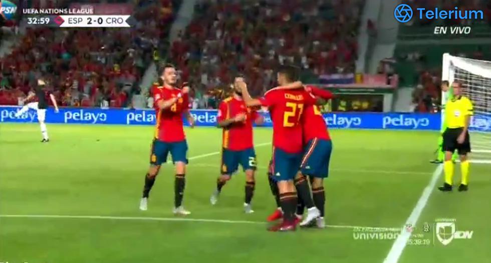 España vs Croacia 6-0 GOLES, VIDEO y RESUMEN del partido ...