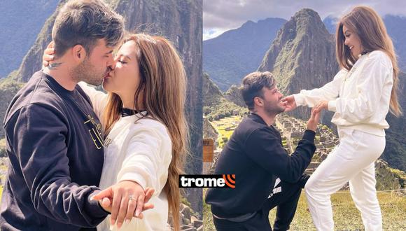 Estrella Torres se comprometió con novio en Machu Picchu
