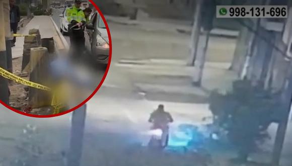 Tras el accidente, un delincuente le robó su celular, su billetera y su moto. Foto: América Noticias