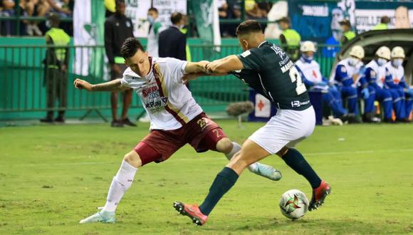 Deportivo Cali y Tolima empataron 1-1 por la final de ida de Liga BetPlay. (Foto: Deportes Tolima)