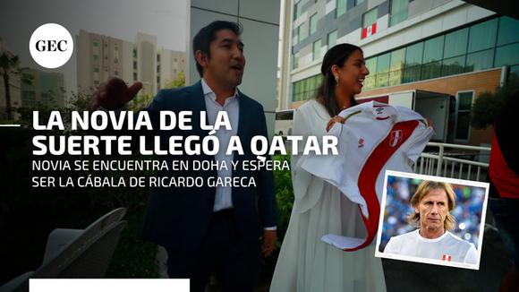 Novia peruana espera traer suerte a la Selección en Qatar