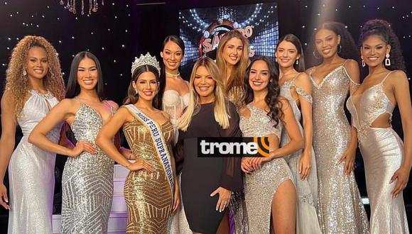 Candidatas al Miss Perú estuvieron en el programa de Andrés Hurtado junto a Jessica Newton. Foto: Instagram