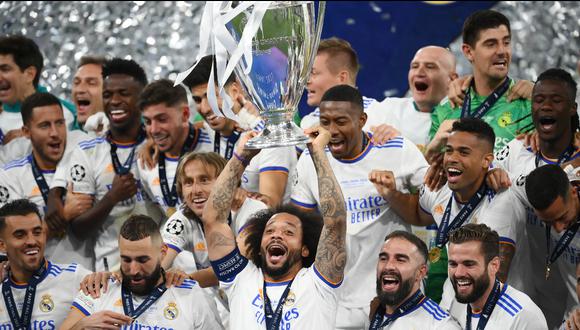 Real Madrid se coronó campeón de la Champions League, la 14 de su historia. Foto: AFP.