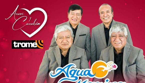 Agua Marina ofrecerá concierto en San Valentín. (Foto: @aguamarinaoficial).