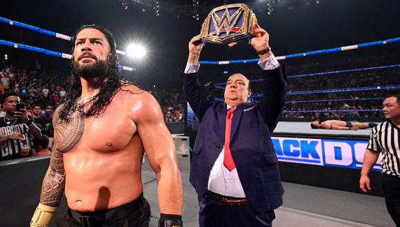 El Jefe Tribal Roman Reigns derrotó a Finn Bálor. (WWE Corporation)