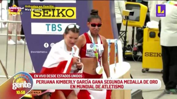 Kimberly García gana segunda medalla de oro en Marcha Mundial de Atletismo