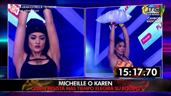 Karen Dejo derrota a Michelle Sofer en competencia de EEG