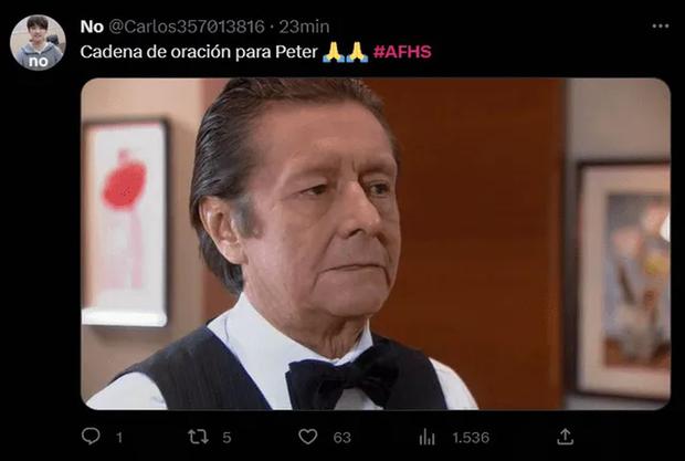 Users mourn the possible death of Peter (Photo: Twitter)