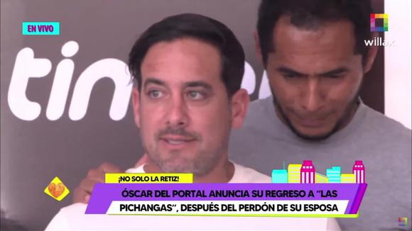 Óscar del Portal regresa a las 'pichangas' después de ampay (Willax TV)