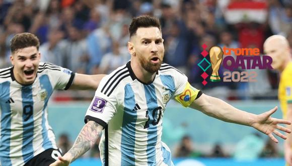 Revive los pormenores del triunfo de Argentina por 2-1 a Australia en vivo por los octavos de final del Mundial Qatar 2022. Foto: EFE