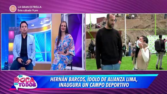 Hernán Barcos inaugura losa deportiva en San Juan de Lurigancho