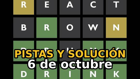 Verifica las pistas y la solución del Wordle español de hoy, jueves 6 de octubre de 2022, en los métodos normal, tildes y científico. (Foto: AFP)