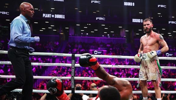 Caleb Plant mandó a dormir a Anthony Dirrell, en uno de los mejores nocauts en el boxeo el 2022. (Getty Images)
