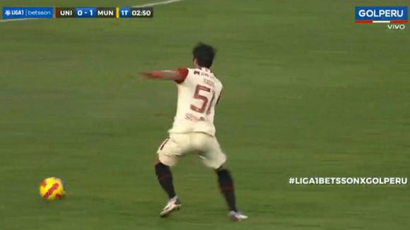 Gol de Roberto Ovelar para el 1-0 de Municipal vs. Universitario. (Video: GOLPERU)