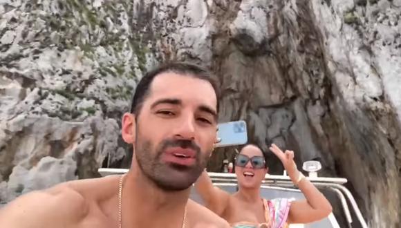 Adamari López y Toni Costa terminaron con pareja, pero se fueron de viaje a las playas de Italia (Foto: captura pantalla)