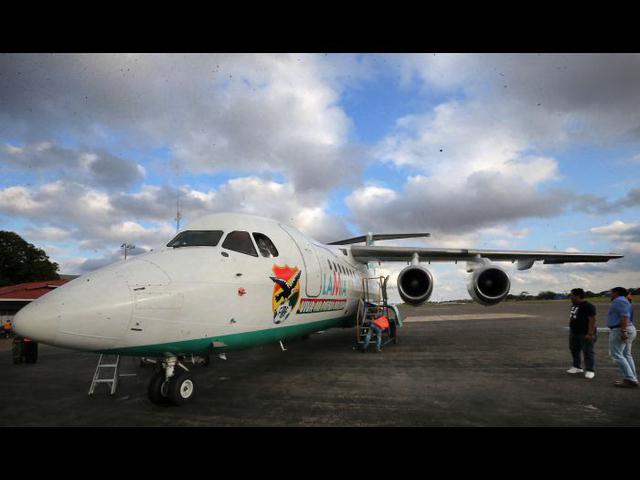 El único avión que operaba en la misteriosa compañía. Fuente: Reuters.