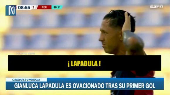 Gianluca Lapadula provocó reacción de los hinchas de Cagliari tras se debut goleador con el club. (Video: Canal N)