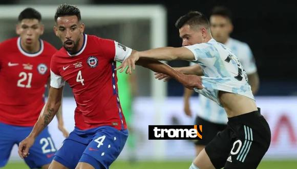 Revisa a qué hora juegan Chile vs Argentina en vivo y todos los pormenores del partido por la fecha 15 de Eliminatorias Qatar 2022. Foto: AFP