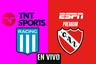 ¿Cómo ver ESPN Premium y TNT Sports, Racing-Independiente?