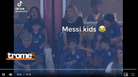 Mateo Messi se roba show en estadio 974 (Video: TikTok)