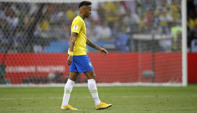 Neymar no pudo evitar la eliminación de Brasil del Mundial Rusia 2018