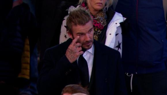 David Beckham se despidió de la Reina Isabel II. Foto: Agencias.