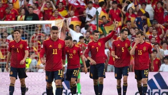 España vs. Suiza se miden en la fecha tres de la UEFA Nations League. (Foto: AFP)
