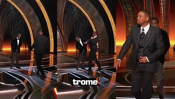 Oscar 2022: Will Smith sube al escenario y le mete un puñetazo a Chris Rock en plena ceremonia (Foto: Captura Tv TNT)