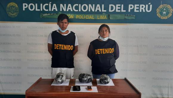 Los enamorados Jacqueline Margoth Orezano Alania (30) y Carlos Javier Castro Hidaldo (28) llegaron de Lima, procedentes del VRAEM, para celebrar el ‘Día de San Valentín’, pero terminaron detenidos con más de 4 kilos de clorhidrato de cocaína.