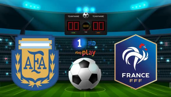 Transmisión vía TVE La 1 EN VIVO y EN DIRECTO para ver el partido Argentina vs. Francia por la final del Mundial de Qatar 2022. (Foto: TVE La1 / RTVE Play)