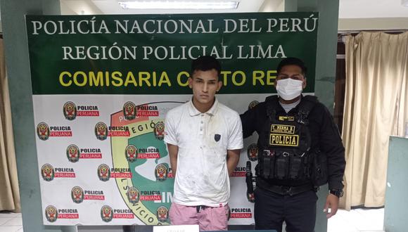 Marco Daniel Nandez Rodríguez (22), ‘Chamito’, fue atrapado por policías de la comisaría de Canto Rey.