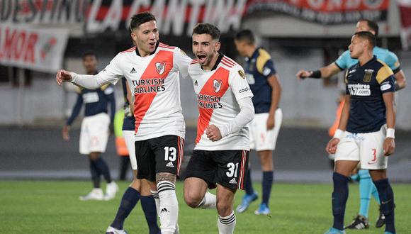River Plate vs. Alianza Lima se enfrentaron por la fecha final del grupo F de la Copa Libertadores. Foto: AFP.