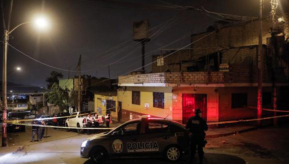 Lucero Elizabeth Castañeda Rodríguez (30) fue asesinada de cinco balazos por dos sicarios cerca de su vivienda, en Independencia. (Foto: Joel Alonzo/@photo.gec)