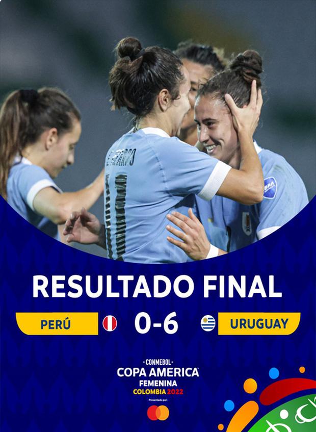 Perú sumó su tercera derrota en la Copa América Femenina 2022.