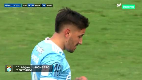 Gol de Hohberg para el 4-0 de Sporting Cristal vs. Carlos A. Mannucci en la Liga 1. (Video: Gol Perú)