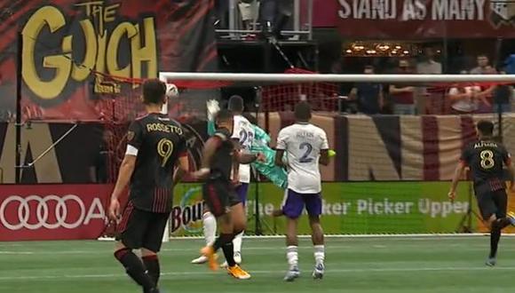 Pedro Gallese impidió gol a Orlando City con una brillante atajada. (Captura: MLS)