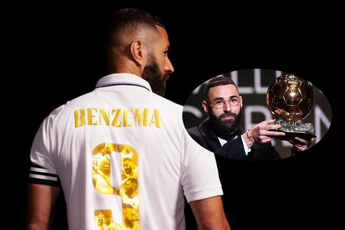 Real Madrid: Karim celebrará Balón de con nueva camiseta dorada | FOTO DEPORTES TROME