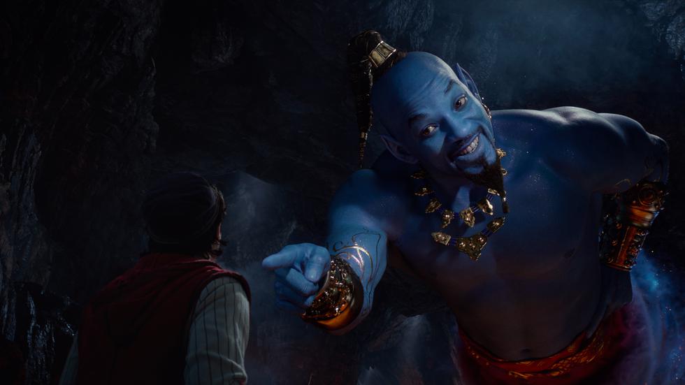 “Aladdin” revela nuevo adelanto donde el ‘Genio’ de Will Smith hace gala de todo su poder. (Foto: Disney)