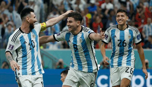 Argentina y Croacia se miden por las semifinales del Mundial Qatar 2022. (Foto: EFE)