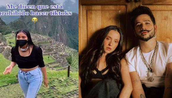 A tiktoker no le permitieron bailar en Machu Picchu con tema de Camilo y Evaluna. (TikTok/Instagram)